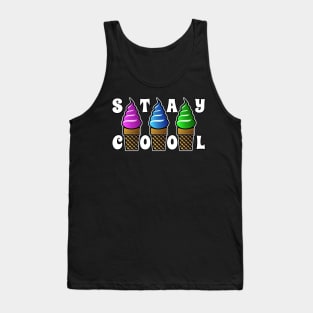 STAY COOL ICE CREAM CONE Tank Top